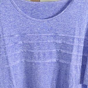 New Lavender Short Sleeve Tee Shirt Top, XL